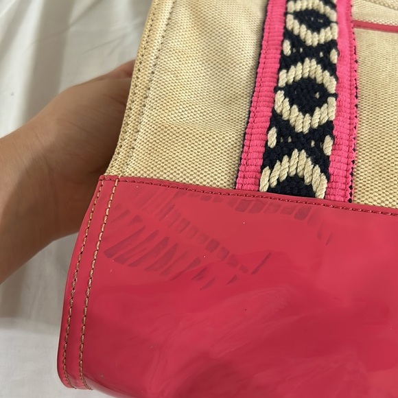 Tory Burch Canvas Top Handle Bag - Picture 11 of 13